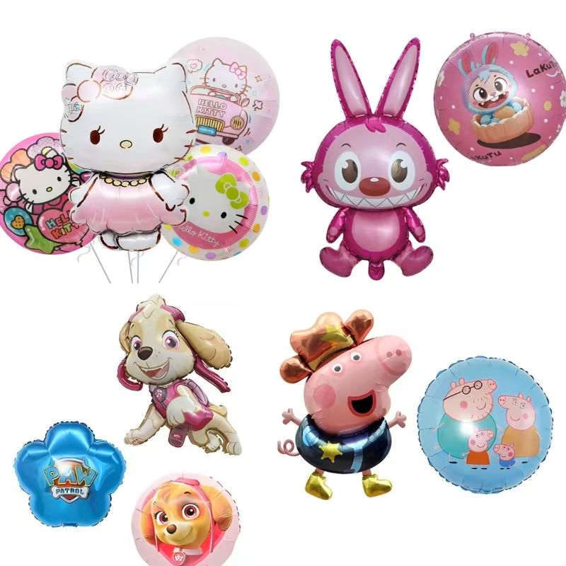 کارٹون طباعت شدہ ورق غبارے