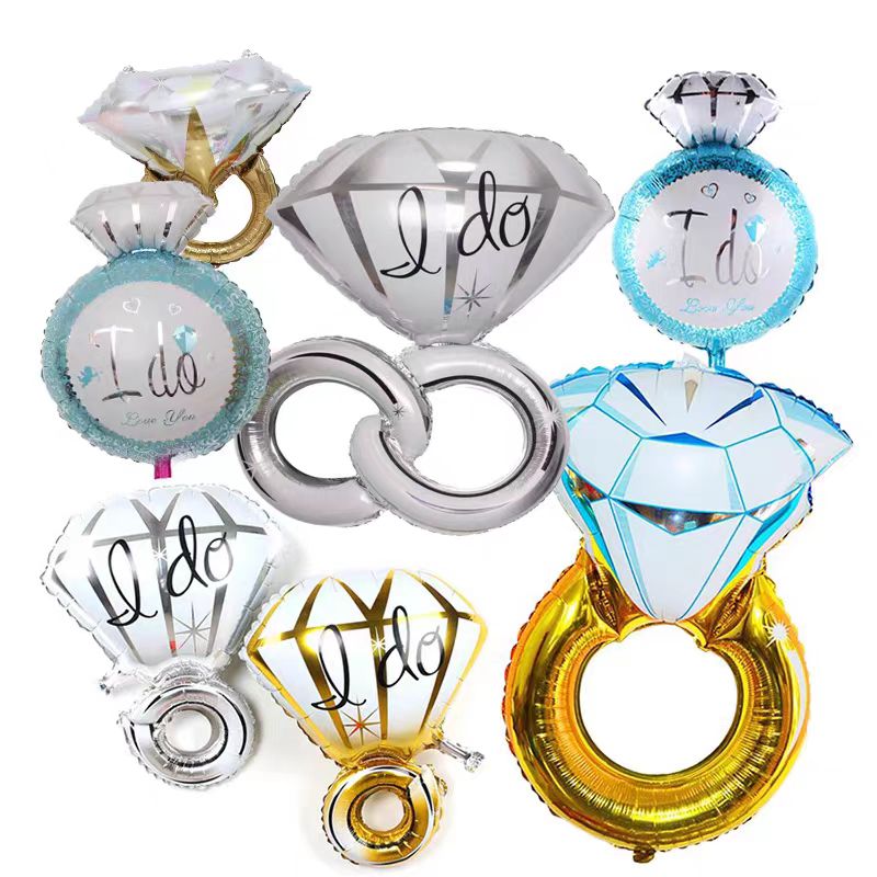 منگنی کی انگوٹی فوائل غبارہ