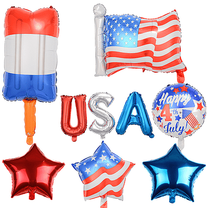 4 جولائی کا بیلون مبارک ہو۔