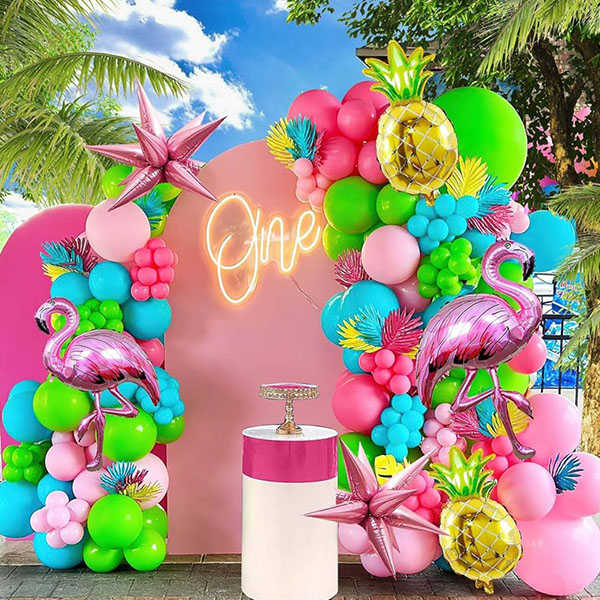 ہوائی تھیم بیلون گارلینڈ کٹ