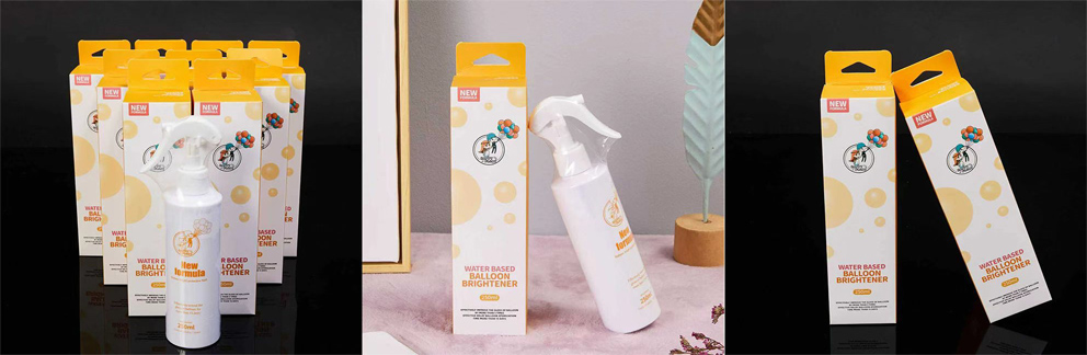 Water Base Balloon shine spray