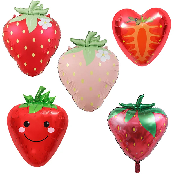 اسٹرابیری ورق غبارہ